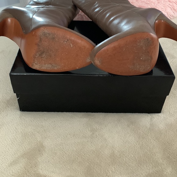 Beautiful tan colored mid calf Coach boots - Picture 3 of 5